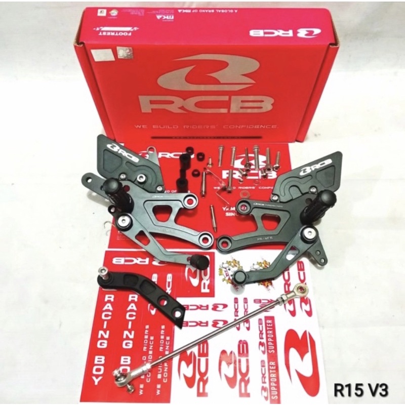 UNDERBONE/FOOT REST SINGLE SET RCB V2 YAMAHA R15 V3
