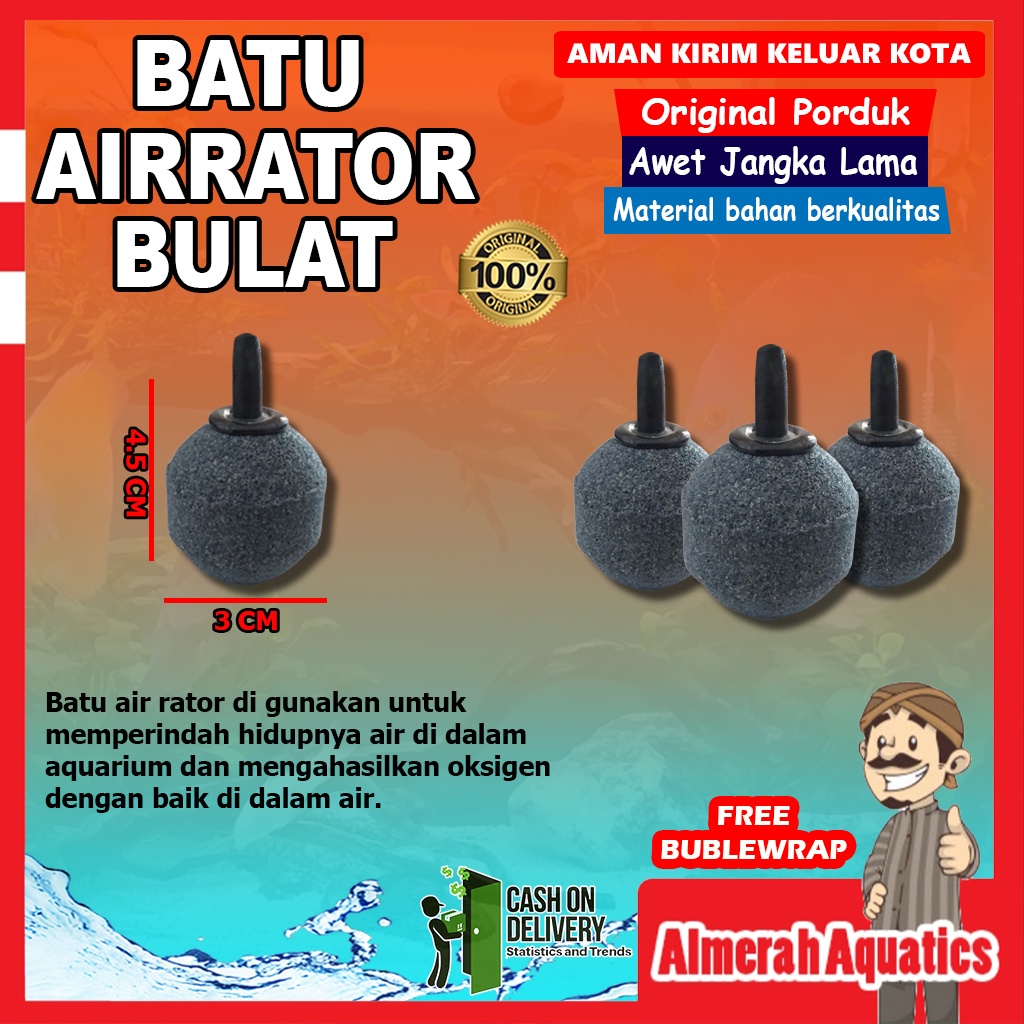 BATU GELEMBUNG BULAT AER RATOR