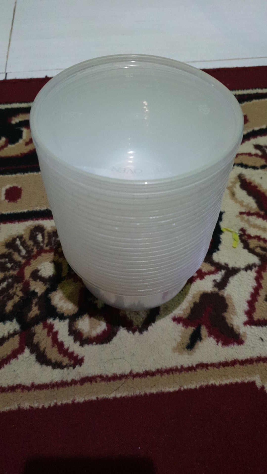 Thinwall Food Container 400ml / Kotak Makan Bening/ Cup Salad 400ml/cup Puding 400ml /mangkok Bening