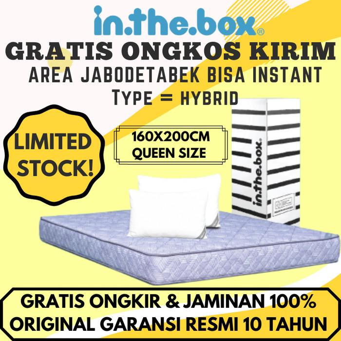 Matras Kasur Inthebox / In The Box Hybrid Memory Foam 160x200 (Queen)