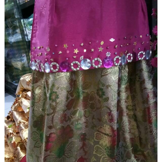 Sarung (rok) pengantin kecil ( passeppi / balibotting ) bugis makassar