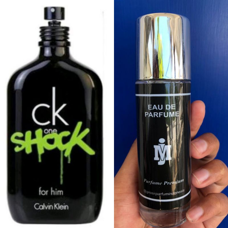 bos parfum CK one shock - platinum best seller - parfum unisex no. 76