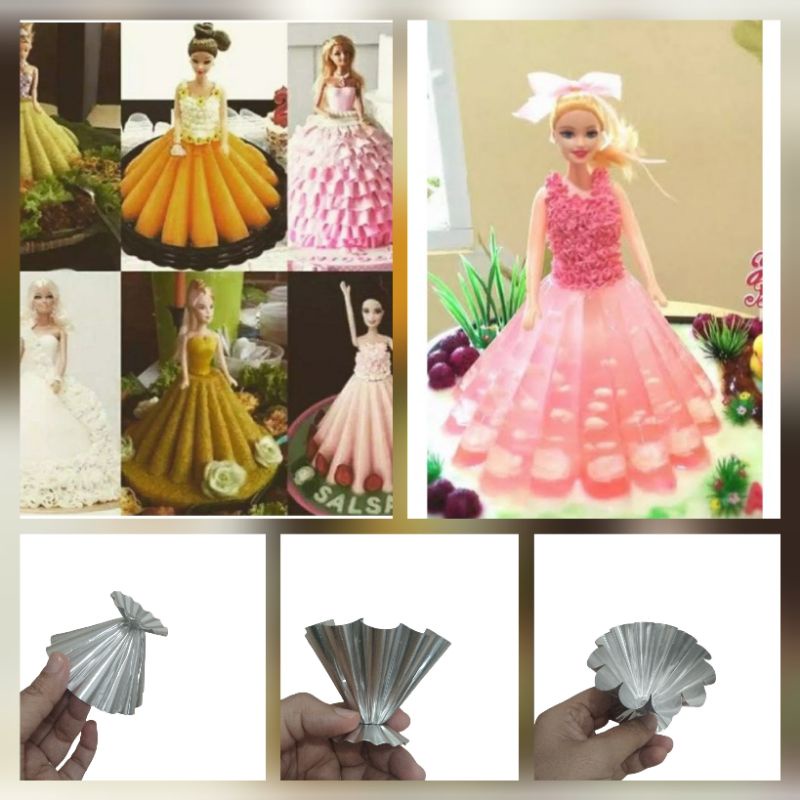 Loyang Rok Barbie Mini / Cetakan Tumpeng Rok Barbie