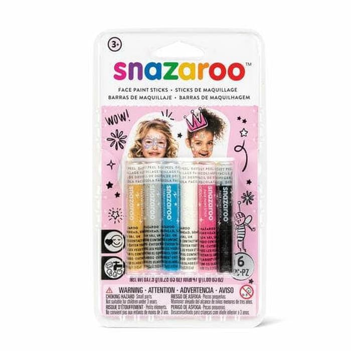 

Snazaroo Face Paint Sticks Girls Pack of 6