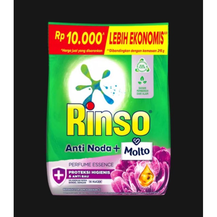 Rinso bubuk 400g harga 10.000