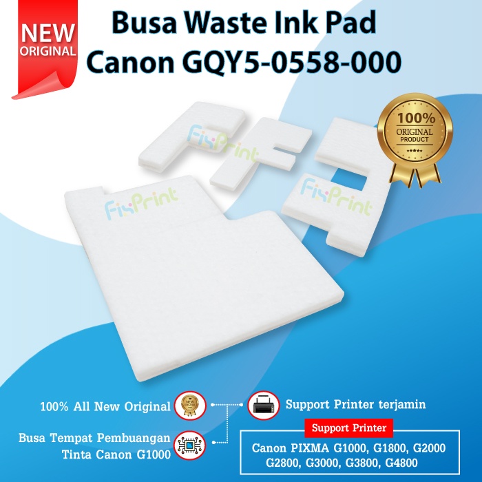 Ink Pad Absorber Canon G1000 G2000 G3000 InkPad Pembuangan Printer G1010 G2010 G3010