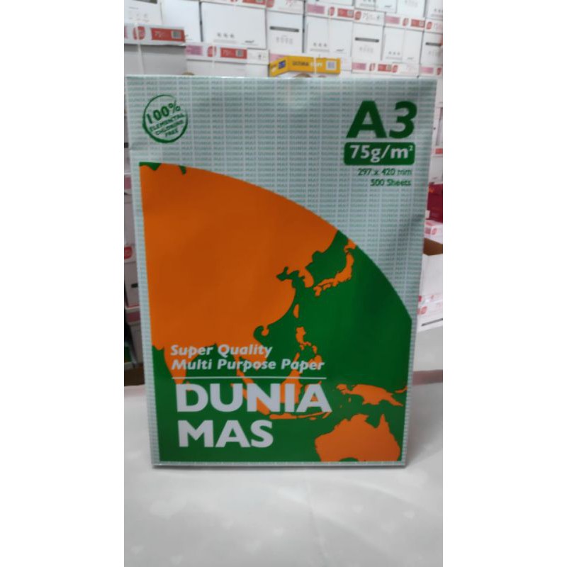 

bib KERTAS A3 75 Grm Paper One, selain ojol