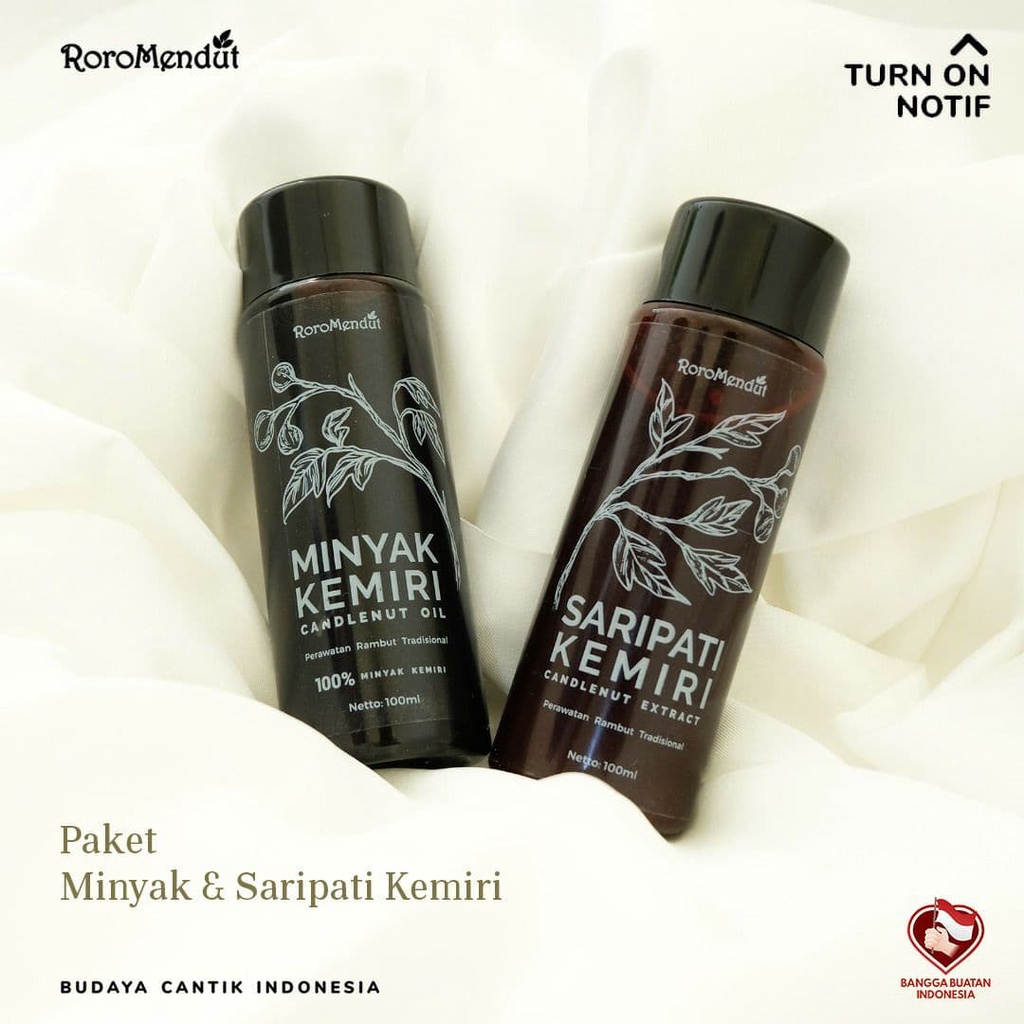 MINYAK KEMIRI dan SARIPARI KEMIRI Roro Mendut BPOM