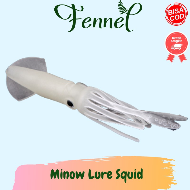 Umpan Pancing Minow Squid Cumi Cumi