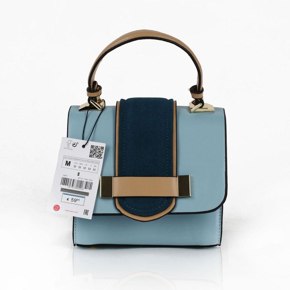 Zara ORIGINAL Contrast City Bag Mini