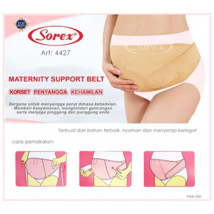 Korset Penyangga Kehamilan Sorex 4427 (maternity support belt) CBKS