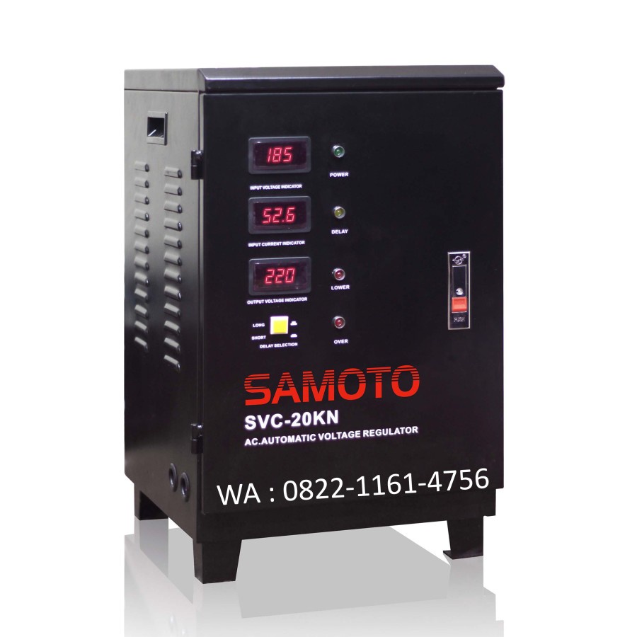 Stabilizer SAMOTO 20KVA 1 PHASE Servo Motor AVR SVC-20KN GARANSI 1 TAHUN