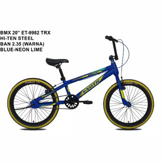 TERBARU BMX 20 EXOTIC 9982 TRX ROTOR BAN WARNA 2.35 Bonus Botol Minum