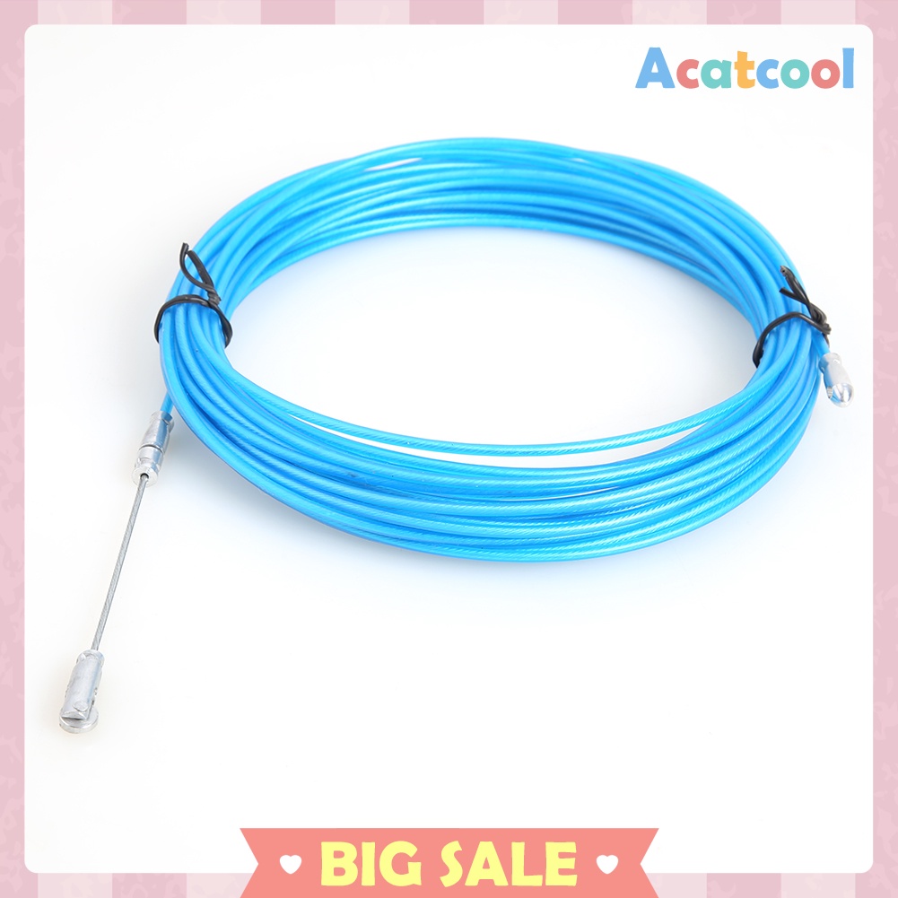 Electrician Conduit Ducting Cable Puller Wheel Pushing Steel Rope Line Clip