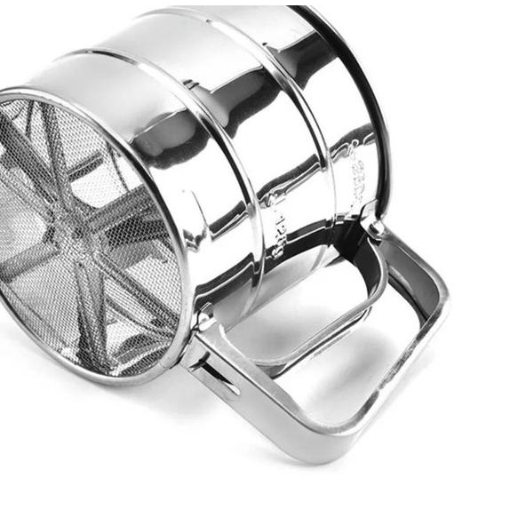 ❂ Ayak Ayakan Tepung Bahan Stainless Steel Dengan Gagang ←