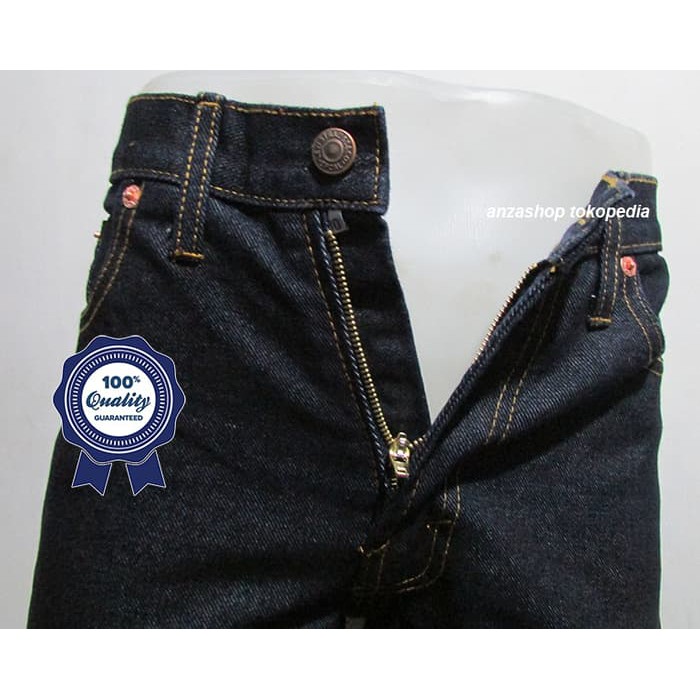 CELANA PRIA PANJANG ORIGINAL Celana Jeans Denim Bandung ANZ Standar/Regular BlueBlack 33-37 CO JEANS