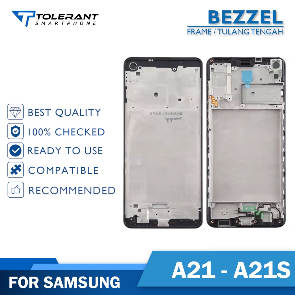 FRAME TATAKAN LCD SAMSUNG A21 A215 A21S A217 ORI