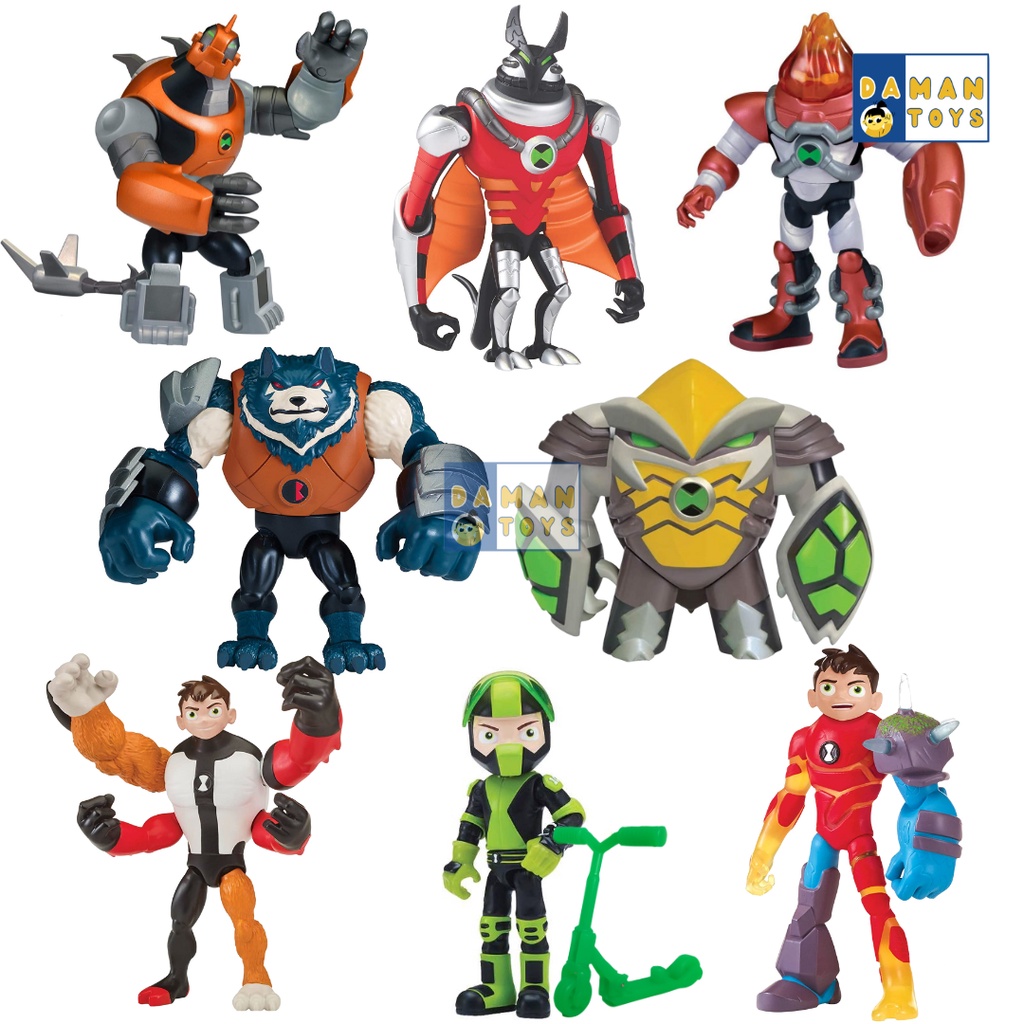 Action Figure BEN 10 - Miniatur Pajangan Mainan Topper Alien Force