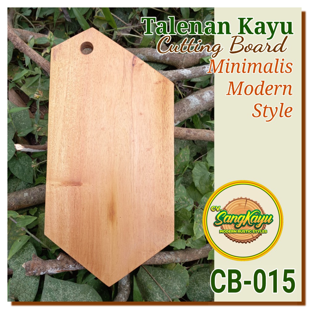 Talenan 30x15cm 015 talenan kayu modern Cutting Board Chopping board