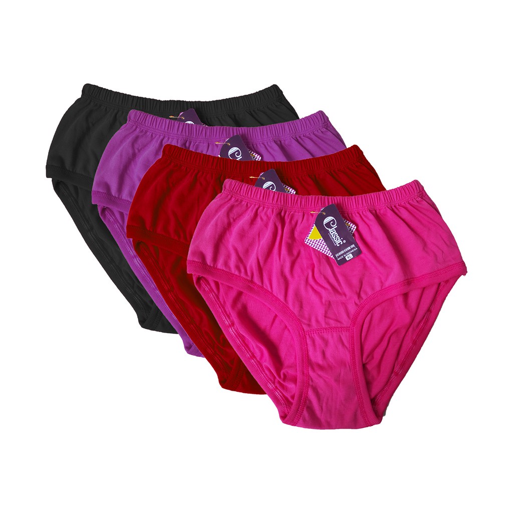 CELANA DALAM WANITA DEWASA || CD PEREMPUAN POLOS KATUN CLASSIC SIZE L XL XXL