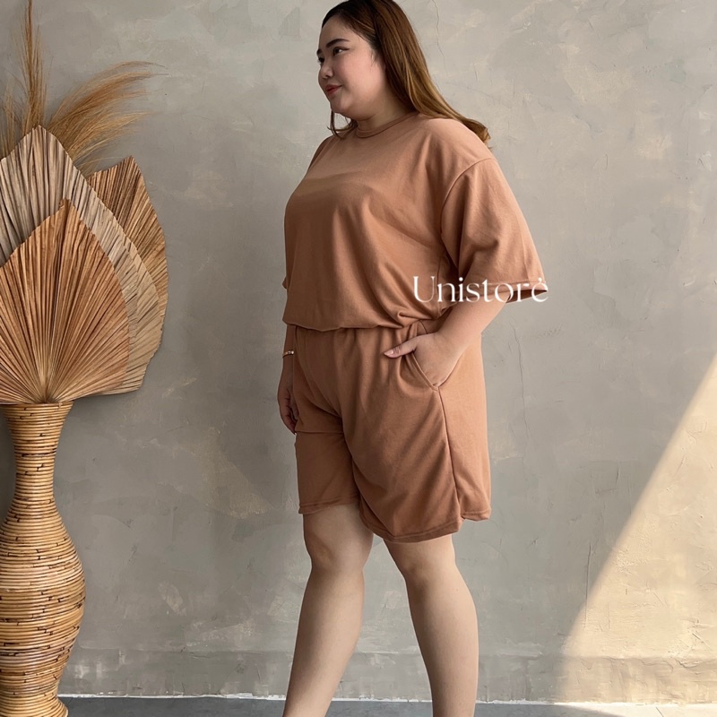 DAILY SET - Setelan wanita - Setelan pendek wanita - Setelan Celana Pendek - Baju setelan rumah - Baju Setelan Santai - Baju Setelan Celana Pendek