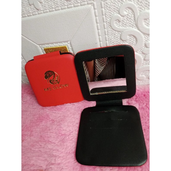 CERMIN LIPAT MS GLOW / CERMIN LIPAT GLOW UP / KACA LIPAT MS GLOW / KACA LIPAT GLOW UP-Merah Ms Glow/Cosmet