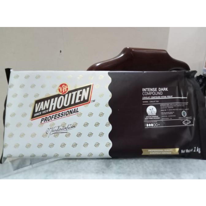 

Van Houten Dark Compound 1 KG Coklat Hitam Compound Chocolate