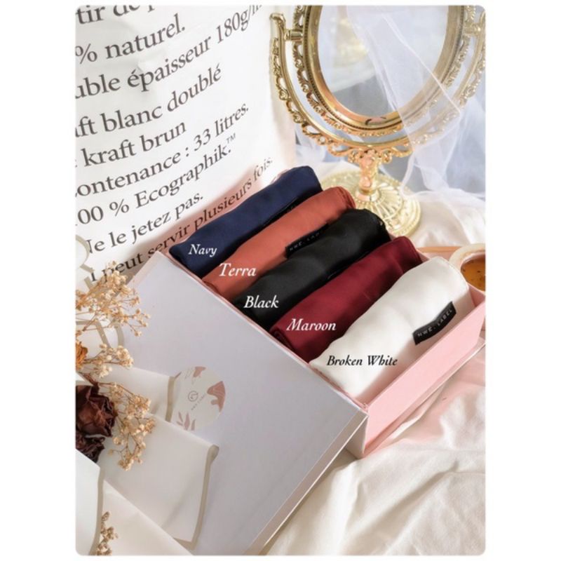 Plain Hijab by NWE.LABEL / Jilbab Segiempat Best Seller