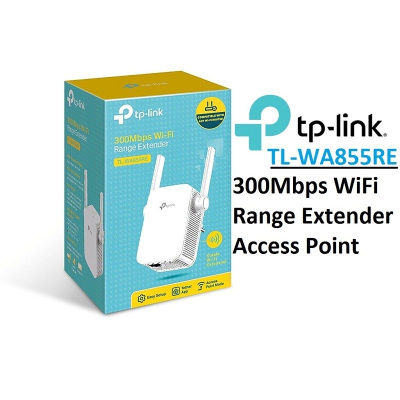 Wi-Fi Range Extender TP-LINK 300Mbps TL-WA855RE - Wifi extender tplink