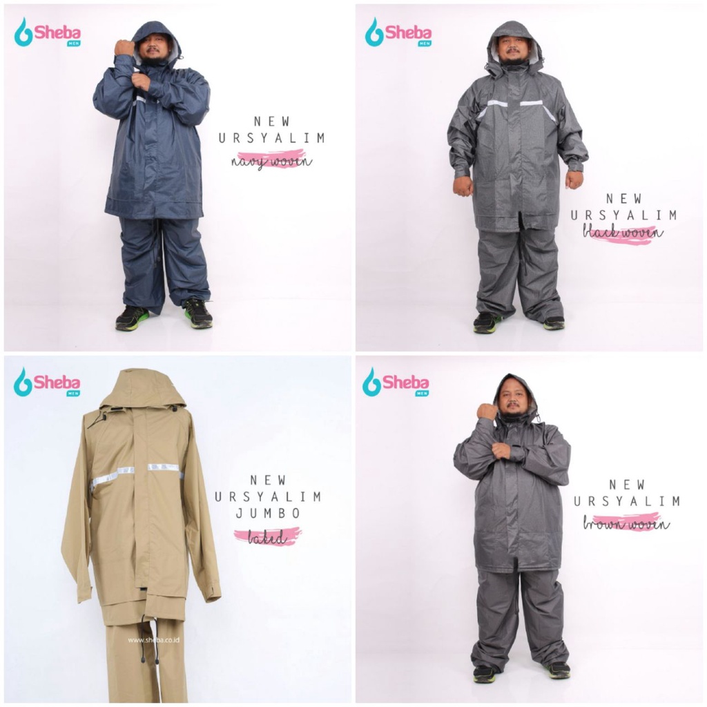 Jas Hujan Pria Sheba Ursyalim Jumbo