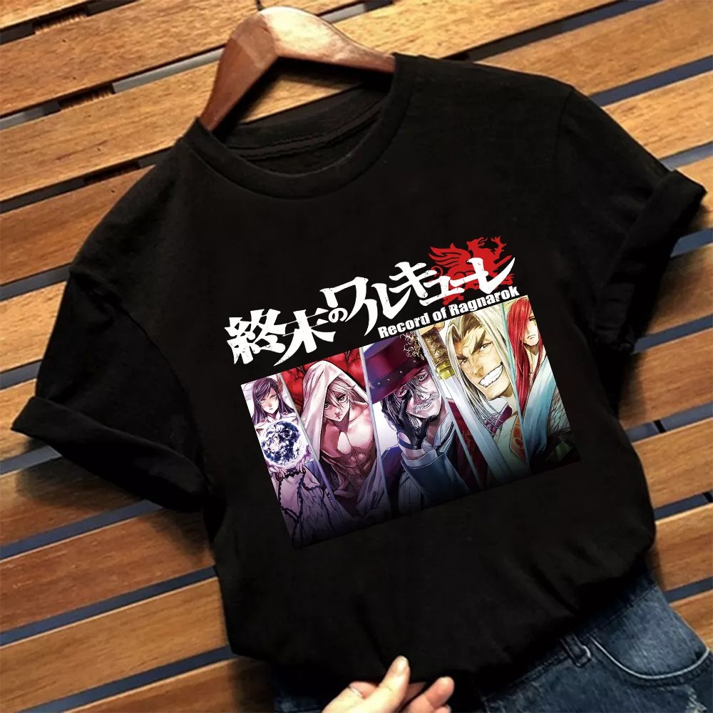 Kaos Anime Record Of Ragnarok Manga Baju Shuumatsu No Valkyrie Adam Buddha Jepang Wibu