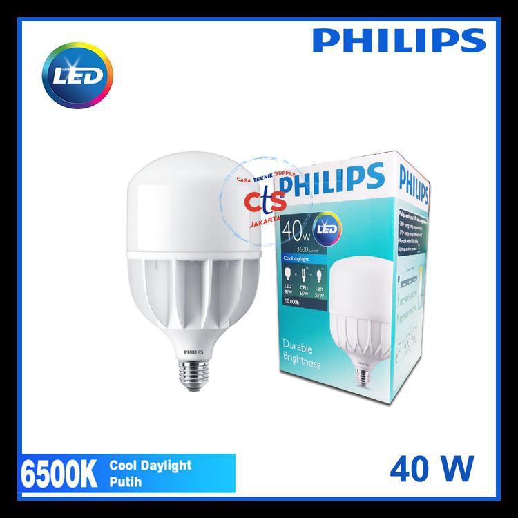 Lampu Led Philips 40W 40 W 40 Watt 40Watt Putih Kode 715