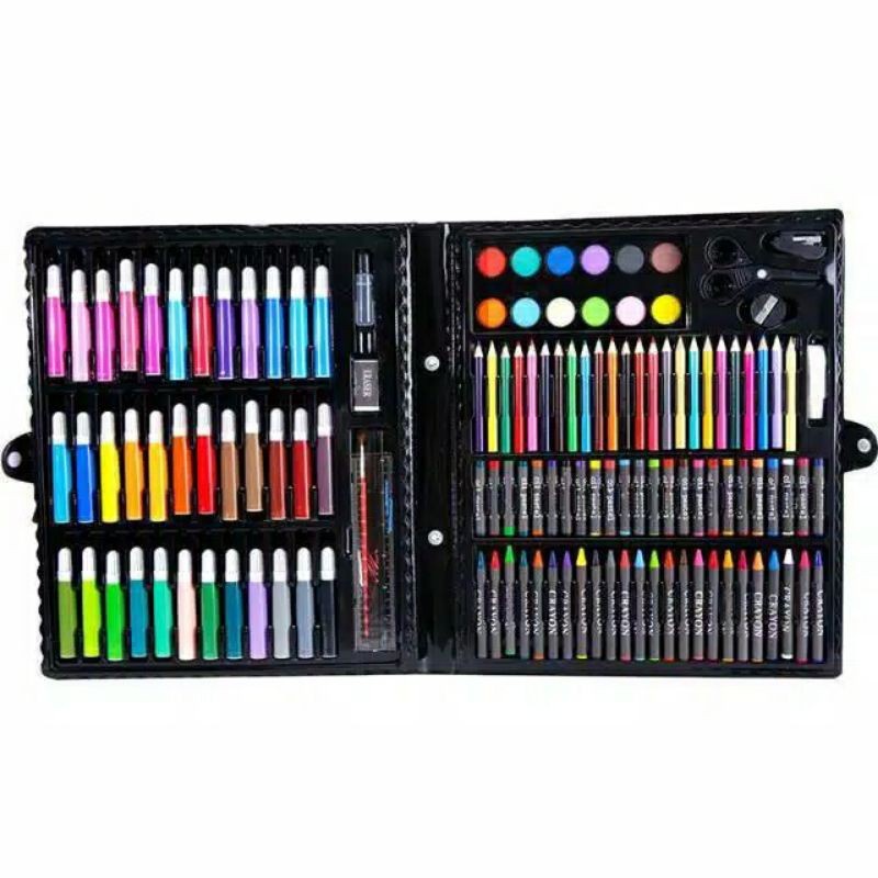 ALAT MENGGAMBAR COLOURING PAINTING 150pcs CRAYON