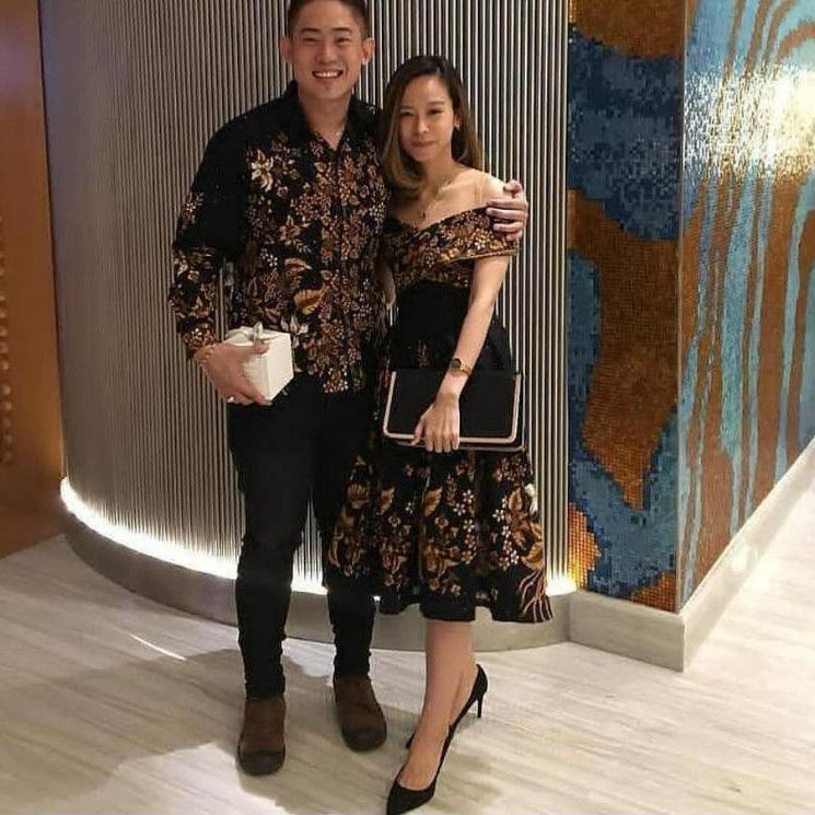 New Sale gaun pesta couple -dress batik premium - couple batik terbaru - dress pesta mewah - dress k