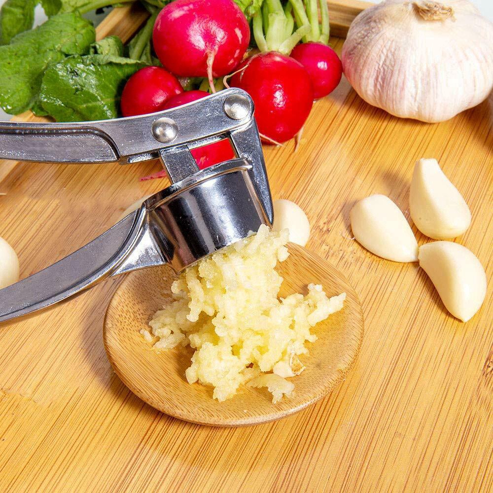 [ Stainless Steel Handheld Pressing Garlic Grinder ] [ Multi-functional Kitchen Garlic Masher Kitchen Tools ]