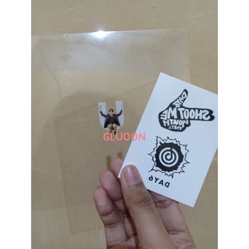 cc clearcard youngk shoot me tatto sticker shoot me  baca deskripsi 
