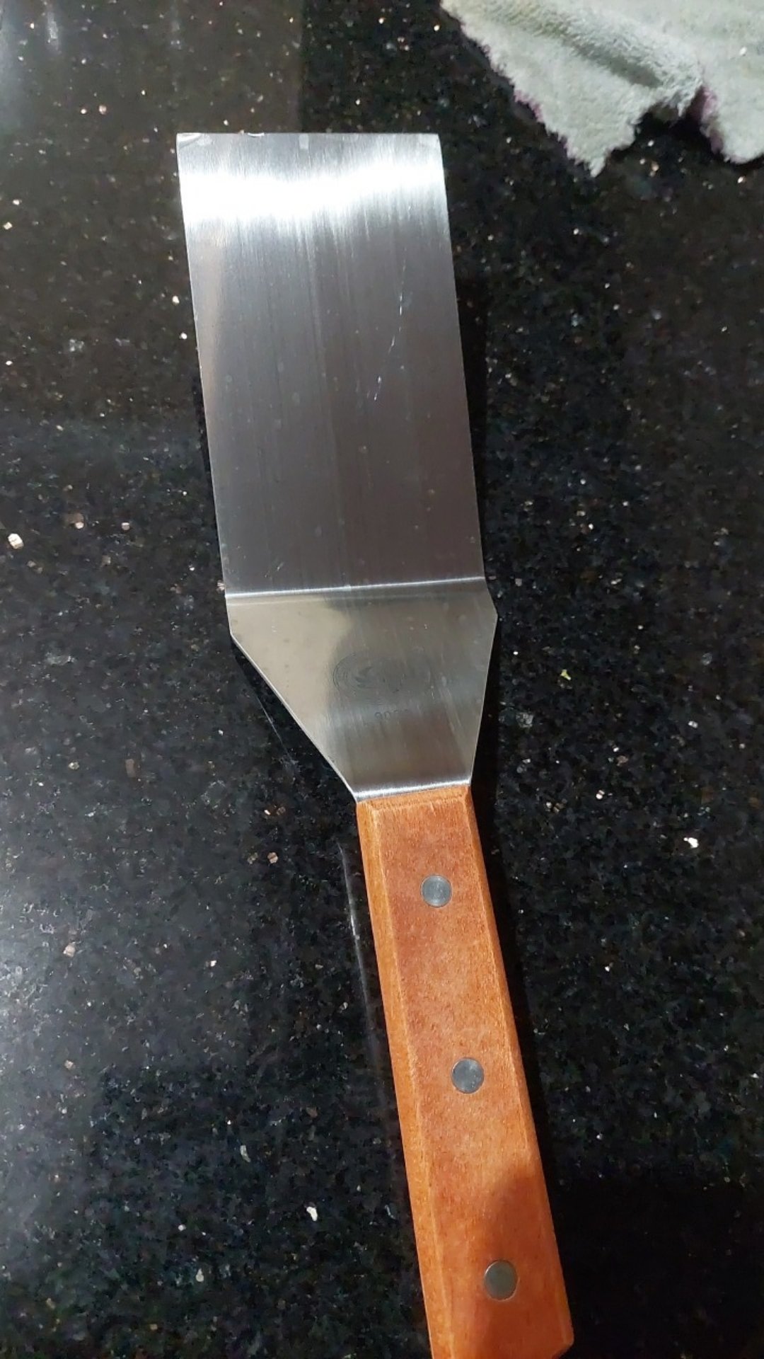 Griddle Spatula (large) Teppanyaki Sutil Peralatan Masak