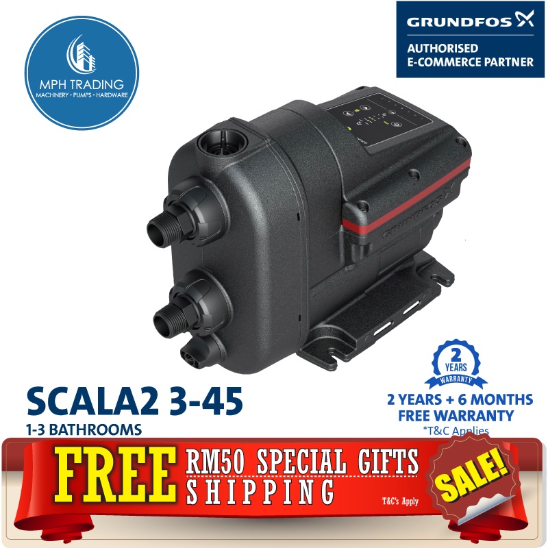 Jual Grundfos SCALA2 345 Home Water Pressure Booster Pump Shopee