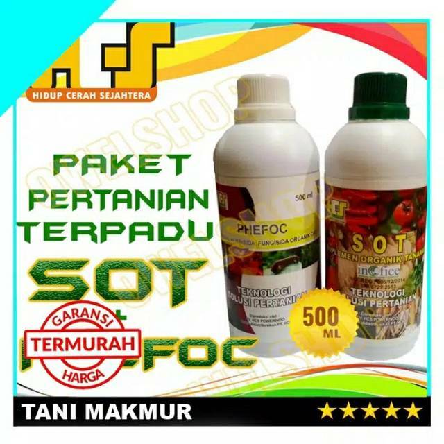 Phefoc pestisida herbisida fungisida obat hama pembasmi hama tanaman padi dan tanaman lainnya