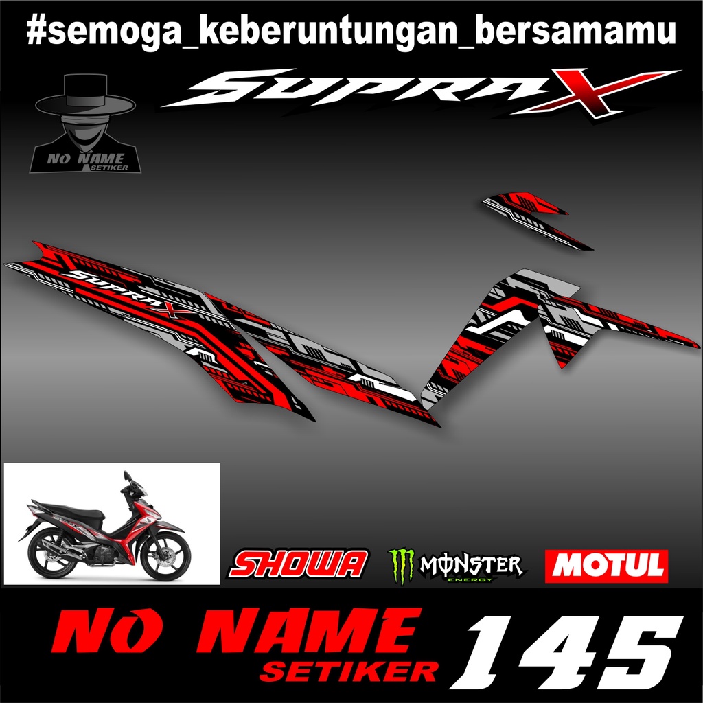 Striping List Variasi Supra X 125 (145)- Striping List Motor Supra