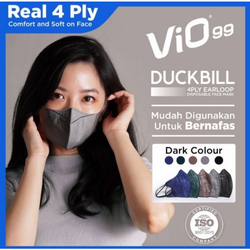 Vio mask duckbill 4 ply masker vio ducbill 4 ply