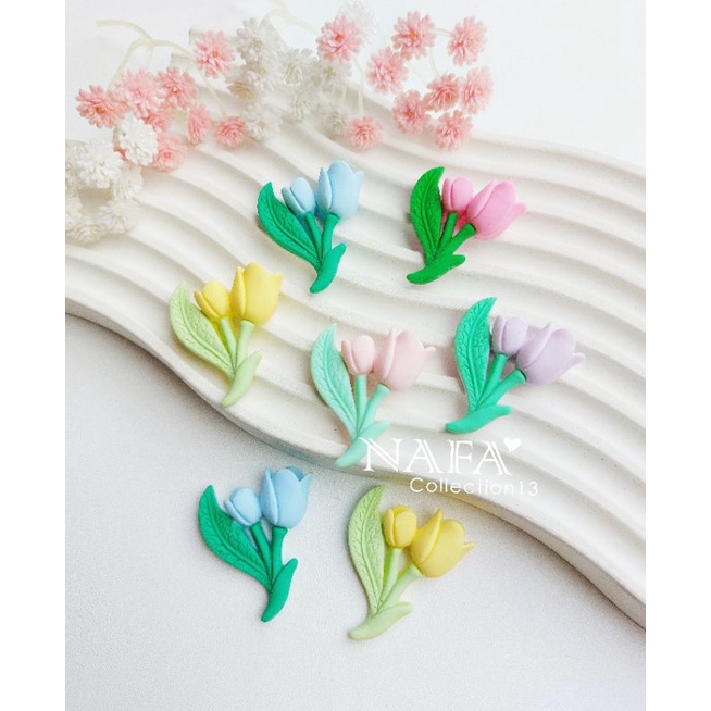 (10pcs) Clay Tulip