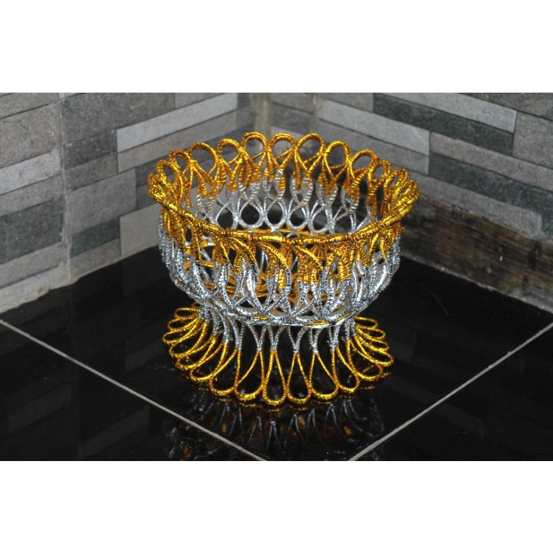 tempat tisu.permen.buah.dan aqua.gelas