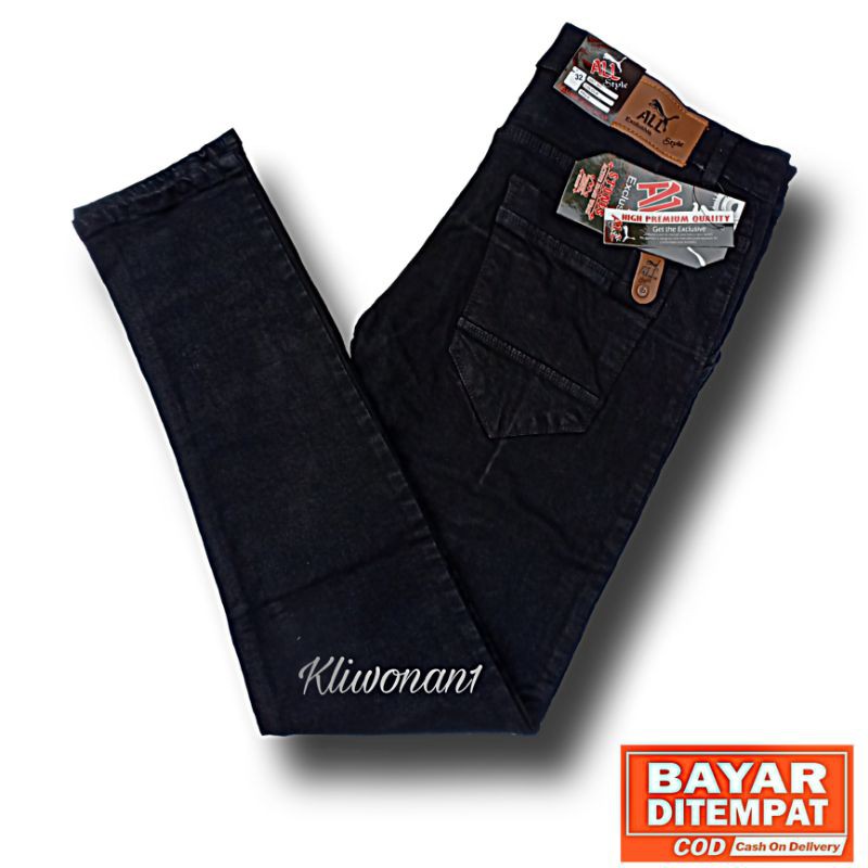 CELANA JEANS PANJANG PRIA SLIMFIT//PENSIL//MELAR