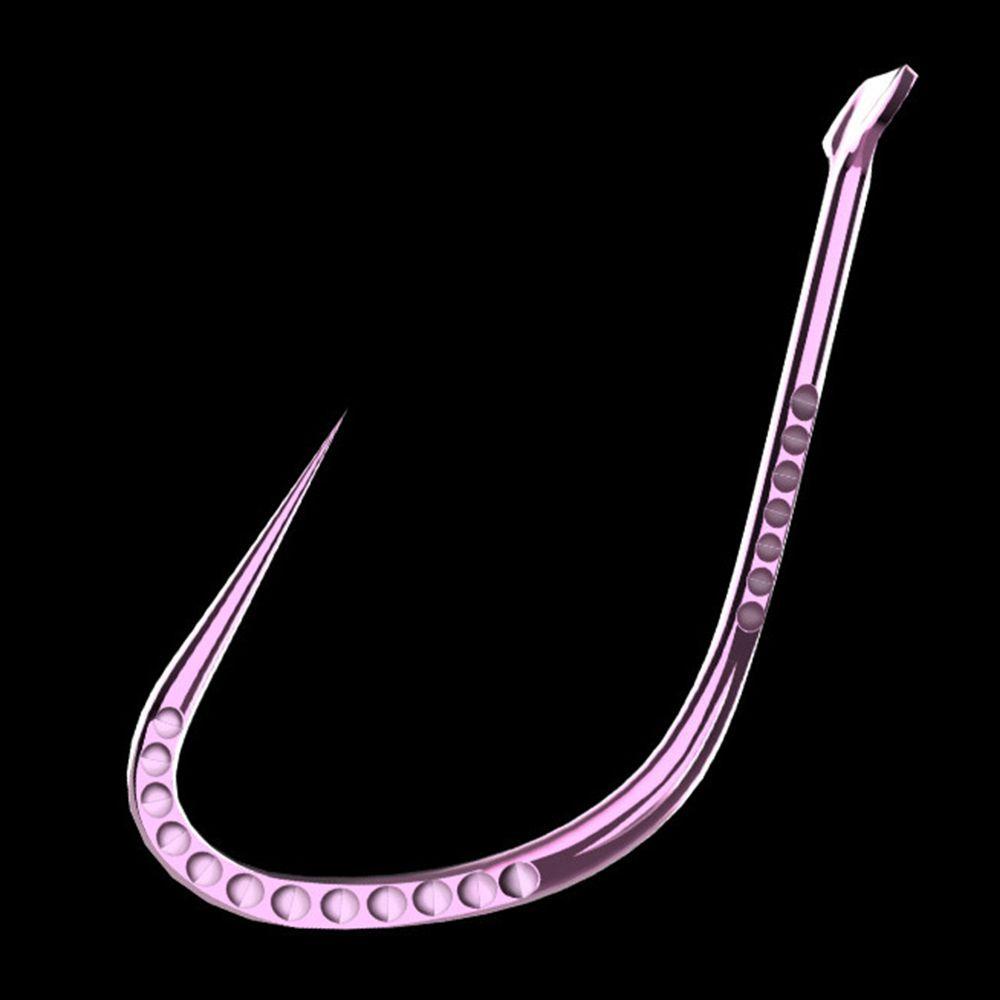 Suyo 30pcs Fishhook Alat Bungkus Kotak Pink Muda Tanduk Gigi Ikan Gurame