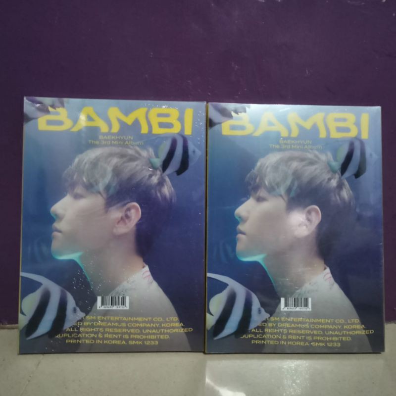[READY STOCK] Album BAEKHYUN - BAMBI Photobook ver