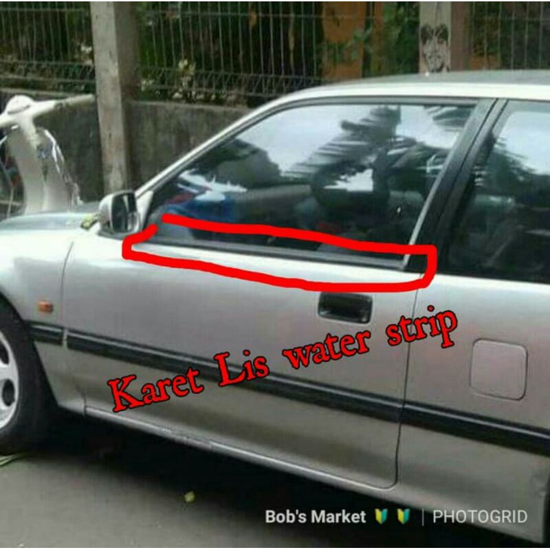 Karet lis list pelipit kaca waterstrip water strip weaterstrip Civic nouva Grand civic Lx