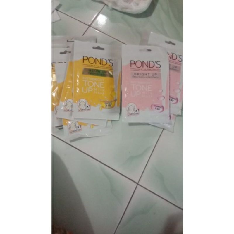 masker wajah ponds kuning pink