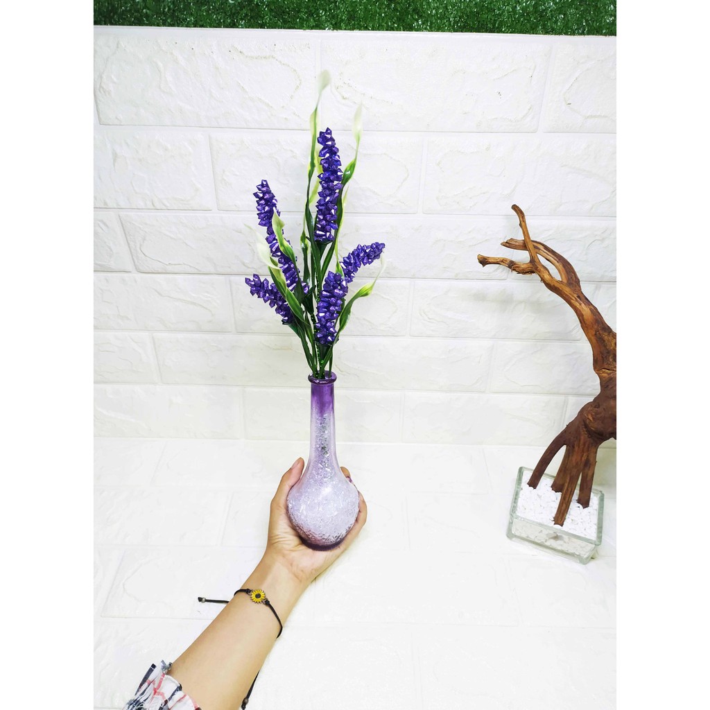 Pajangan Lavender Pot WARNA - Tanaman Imitasi Dekorasi Cantik