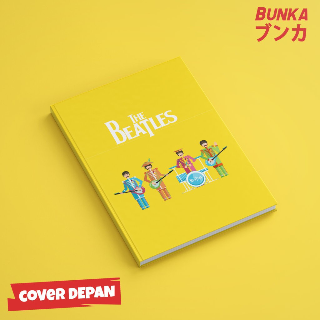 

Notebook Musik Band The Beatles Hardcover A5 Buku Tulis Catatan Note Agenda Planner Jurnal